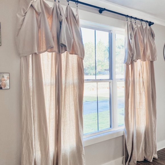 Farmhouse Drop Cloth Curtains - Picture 8 of 8